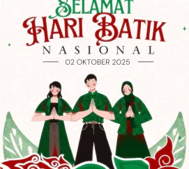 Batik bukan sekadar kain, tapi jejak sejarah, filosofi, dan jati diri bangsa ✨ Selamat Hari Batik Nasional!