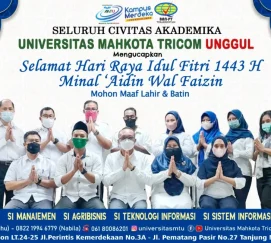 SELURUH CIVITAS AKADEMIKA UNIVERSITAS MTU MENGUCAPKAN SELAMAT HARI RAYA IDUL FITRI 1443 H Minal ‘Aidin Wal Faizin Mohon maaf lahir & batin