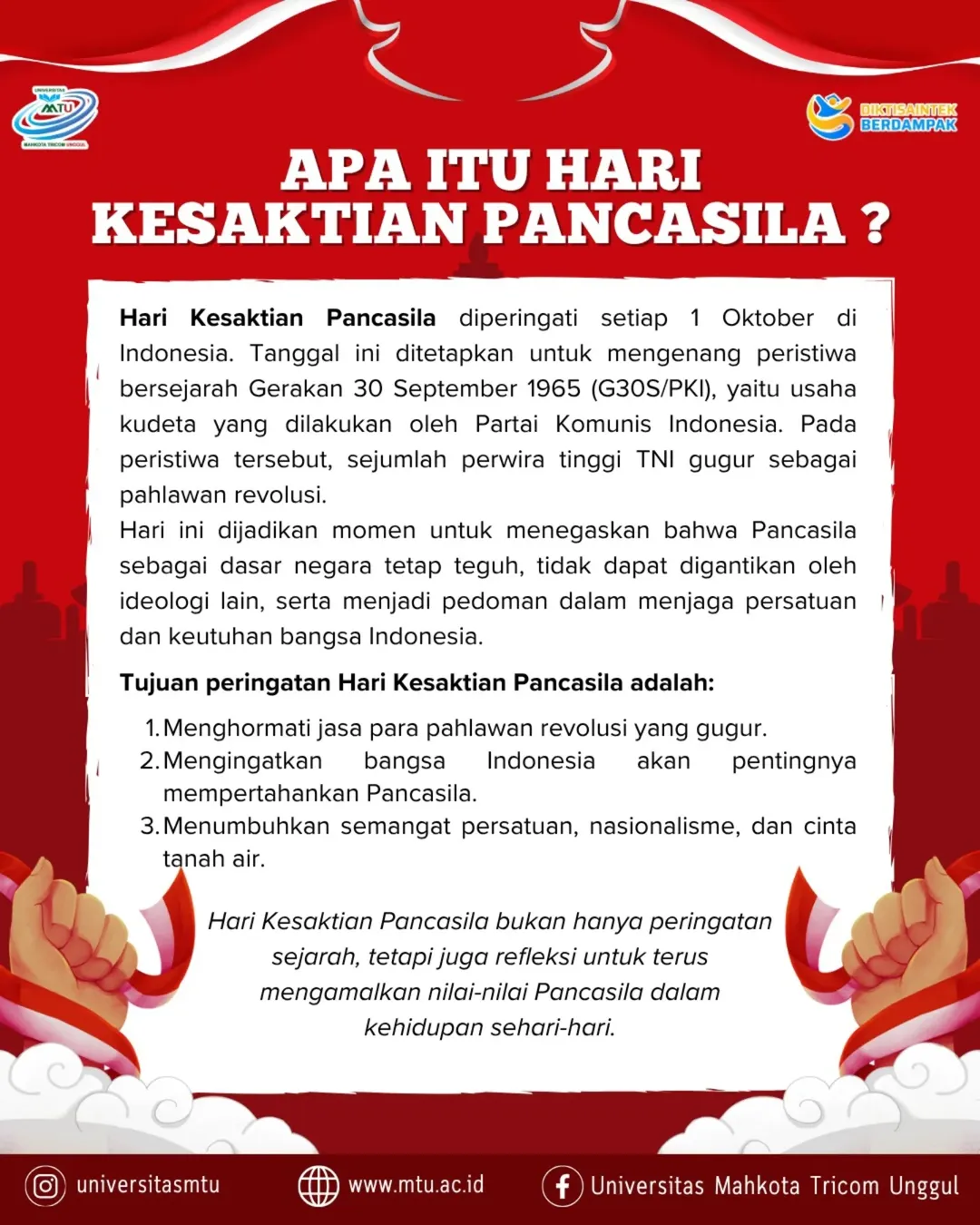 ✨🇮🇩 Selamat Memperingati Hari Kesaktian Pancasila 🇮🇩✨1 Oktober 2025Hari ini menjadi penging (3)