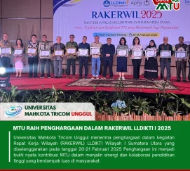 Prestasi Gemilang Universitas Mahkota Tricom Unggul di Ajang RAKERWIL LLDIKTI I 2025!