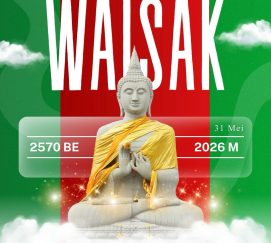 Selamat Hari Raya Waisak 2570 BE 🕊️✨ Semoga cahaya kebijaksanaan selalu menerangi langkah kita dalam menjalani kehidupan.
