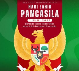 Selamat memperingati Hari Lahir Pancasila, 1 Juni 2026