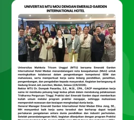 Universitas MTU MOU Dengan Emerald Garden International Hotel