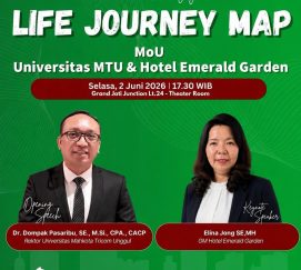 Life Journey Map MoU antara Universitas Mahkota Tricom Unggul dengan Hotel Emerald Garden.