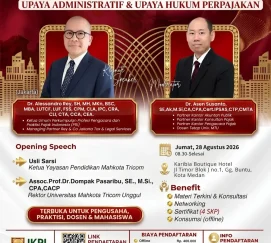 SEMINAR NASIONAL HIBRID* “Sengketa Pajak: Upaya Administratif & Upaya Hukum Perpajakan”